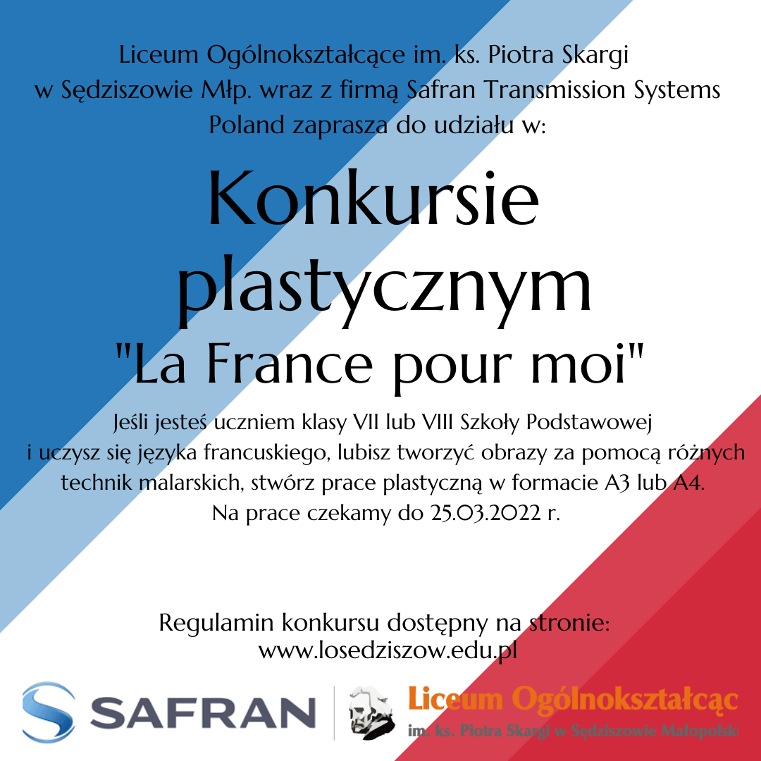 Plakat konkurs plastyczny 2022