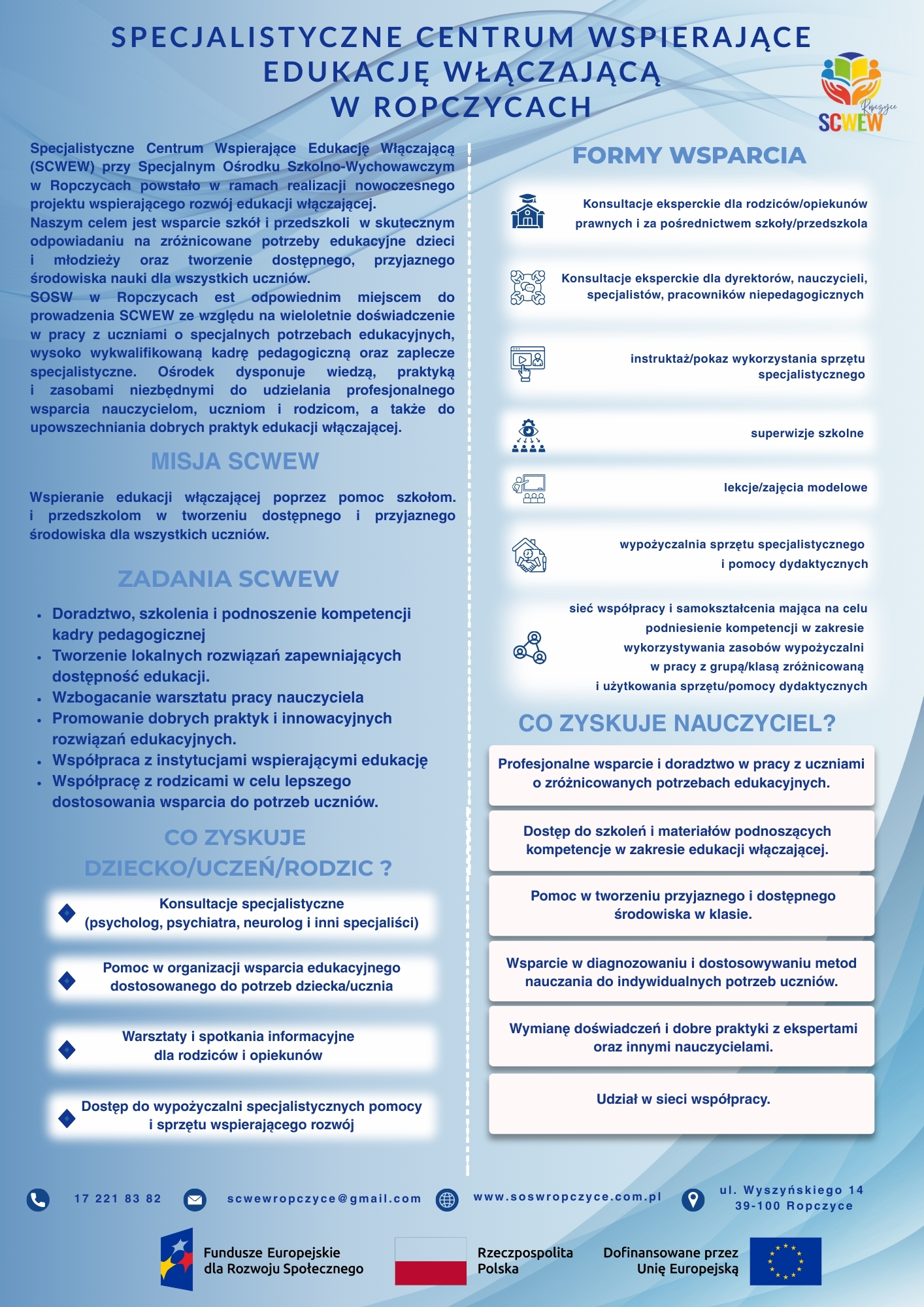 Plakat SCWEW promocyjny 1