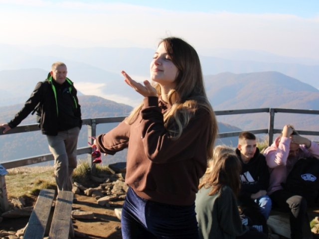 Wycieczka klasy 1d w Bieszczady - październik 2018