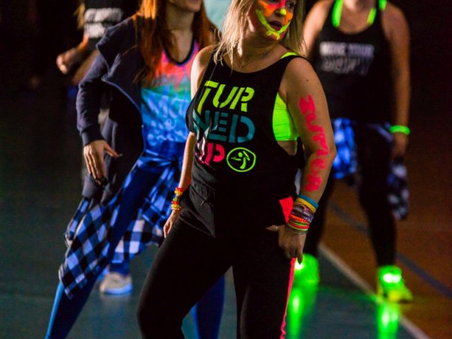 Positive Fluo Maraton Zumba w naszym LO