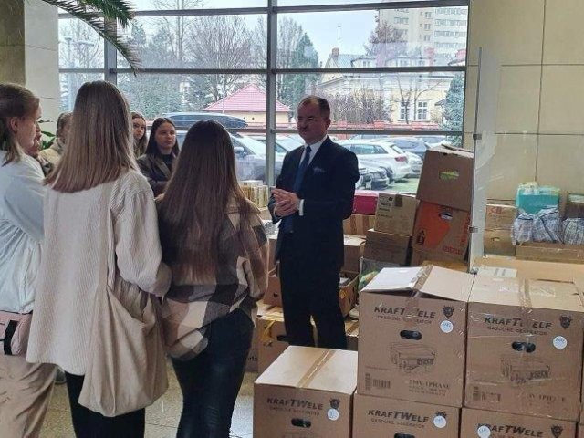 Wizyta w Urzędzie Marszałkowskim dotycząca pomocy uchodźcom z Ukrainy