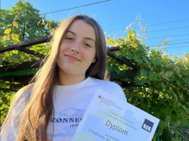 Rozdanie nagród na II Festiwalu Języka Niemieckiego