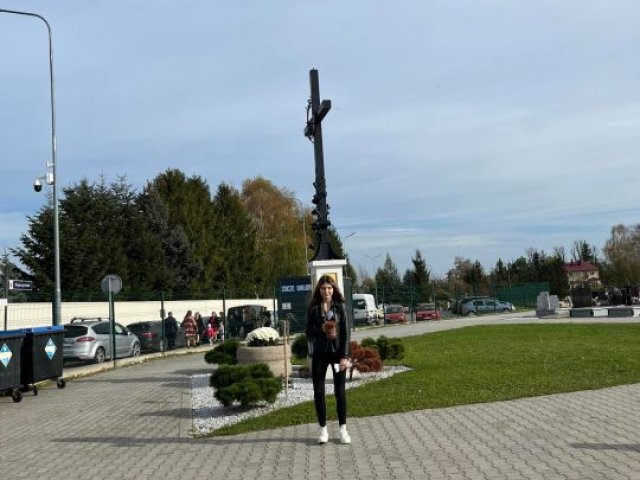 Charytatywna kwesta przy cmentarzu w Sędziszowie Małopolskim