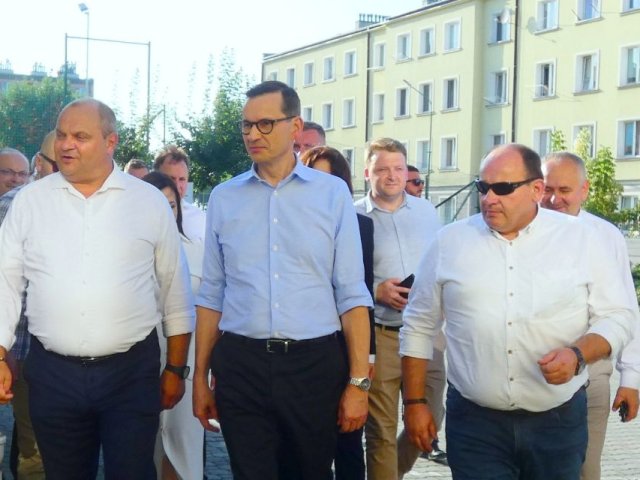 Wizyta Premiera Rzeczpospolitej Polskiej pana Mateusza Morawieckiego w naszej szkole