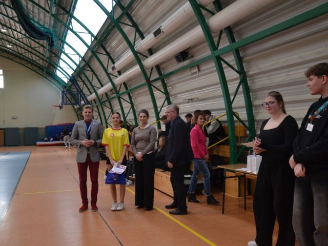 Zawody z koszykówki dziewcząt w ramach tzw. Powiatowej Licealiady