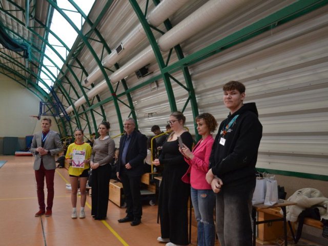 Zawody z koszykówki dziewcząt w ramach tzw. Powiatowej Licealiady