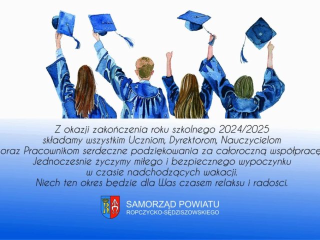 Zakończenie roku szkolnego 2024/25