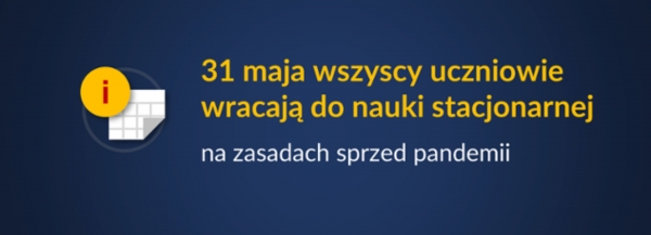 Wracamy do nauki stacjonarnej!