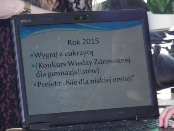 Sesja naukowa i konkurs &quot;Wygraj  z cukrzycą&quot; w sędziszowskim liceum.