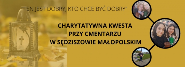Charytatywna kwesta przy cmentarzu w Sędziszowie Małopolskim