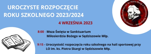 Rozpoczęcie roku szkolnego 2023\24